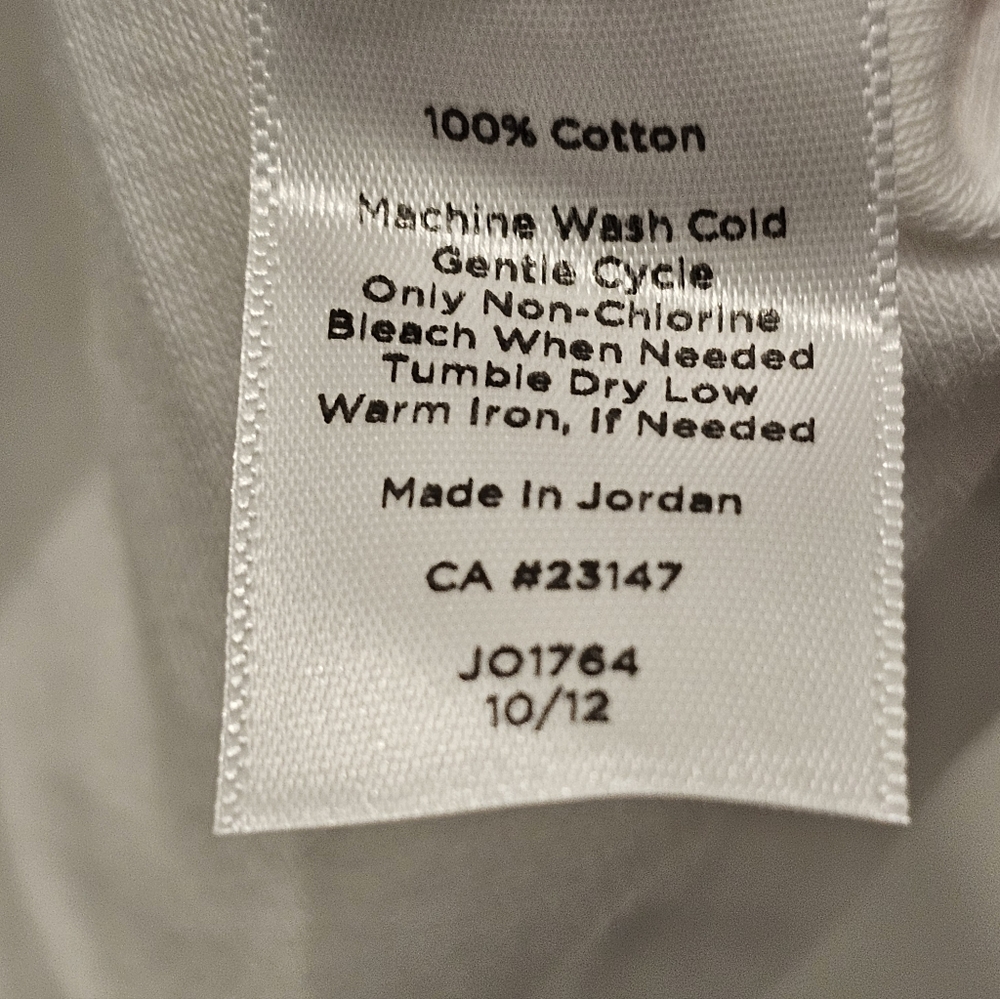 Talbots Women's Classic White Tank Top,  EUC, Size Large - Picture 4 of 6